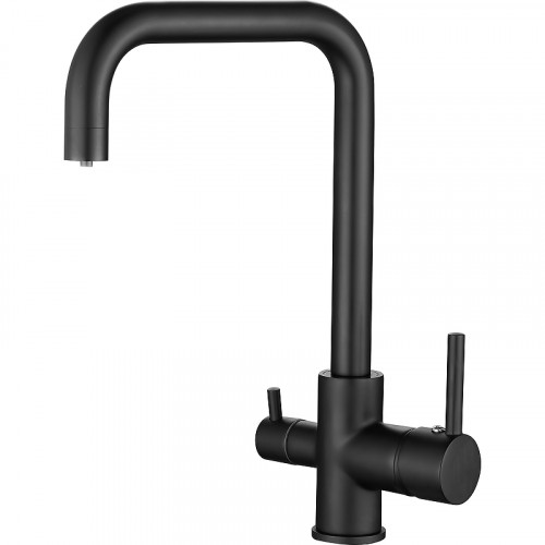 Смеситель для кухни Belz B802 B76802-7 Черный латунь