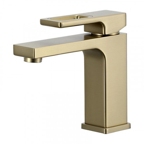 Смеситель для раковины Gappo G17-3 G1017-3 цвет Золотой сатин