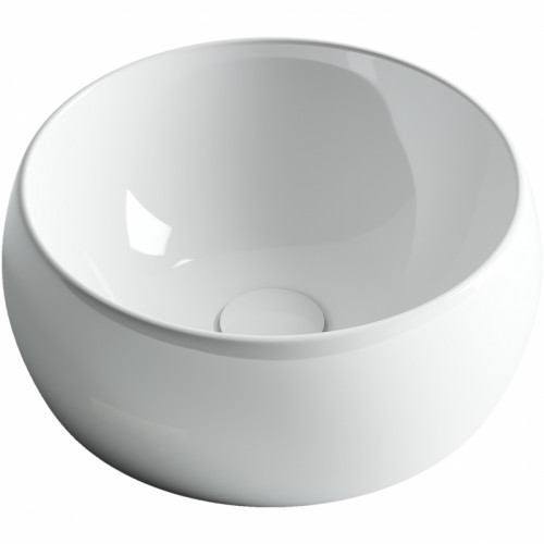 Раковина-чаша Ceramicanova Element 39 CN6001 Белая фаянс накладная