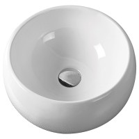 Раковина-чаша Ceramicanova Element 39 CN6001 Белая фаянс накладная