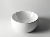 Раковина-чаша Ceramicanova Element 39 CN6001 Белая фаянс накладная