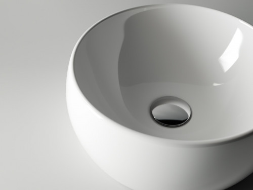 Раковина-чаша Ceramicanova Element 39 CN6001 Белая фаянс накладная
