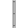 Электрический полотенцесушитель Point Деметра PN12812B П3 80x1200 диммер справа Черный