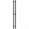 Электрический полотенцесушитель Point Деметра PN12812B П3 80x1200 диммер справа Черный