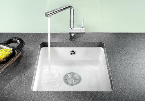 Кухонная мойка Blanco Subline 375-U 523726 Белая глянцевая
