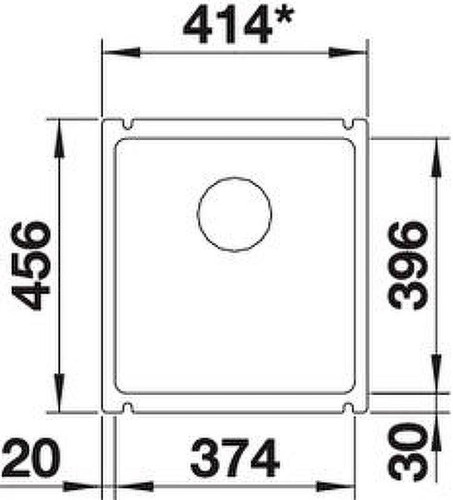 Кухонная мойка Blanco Subline 375-U 523726 Белая глянцевая