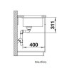 Кухонная мойка Blanco Subline 375-U 523726 Белая глянцевая