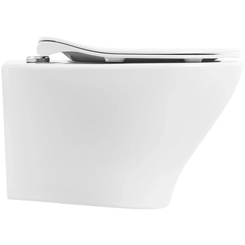 Унитаз BelBagno Acqua BB340CHR/BB2020SC подвесной с сиденьем Микролифт фаянс подвесной