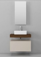 Столешница под раковину Velvex Unique Unit 80 st.UNI.80-630 Белый мрамор