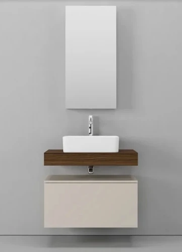 Столешница под раковину Velvex Unique Unit 80 st.UNI.80-630 Белый мрамор