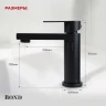 Смеситель для раковины Bond Smart B69-2188 цвет Черный матовый