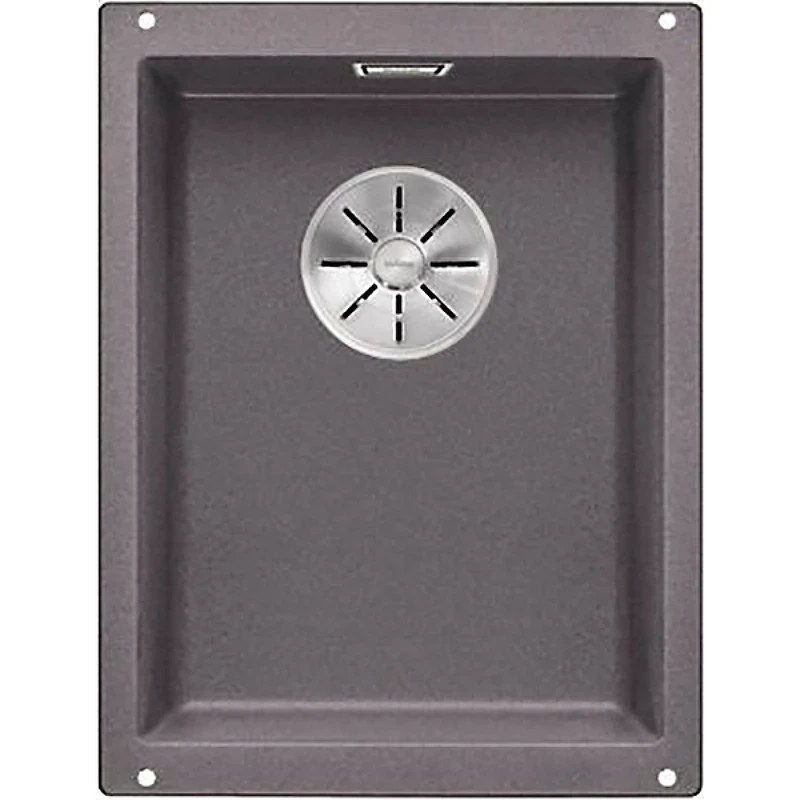 Кухонная мойка Blanco Subline 320-U 523407 Темная скала искусственный камень (литьевой мрамор) встраиваемый