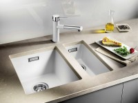 Кухонная мойка Blanco Subline 320-U 523407 Темная скала искусственный камень (литьевой мрамор) встраиваемый