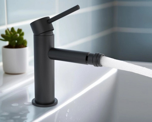 Смеситель для биде Aquatek Европа AQ1318MB Черный матовый латунь