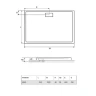Акриловый поддон для душа Excellent Zero 120х80 BREX.1203.120.080.WHN Белый