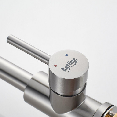 Смеситель для кухни Raffine F108L цвет Сатин