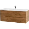 Тумба под раковину BelBagno Marino 110 MARINO-1100-2C-SO-RN-P подвесная Rovere Nature МДФ / ЛДСП