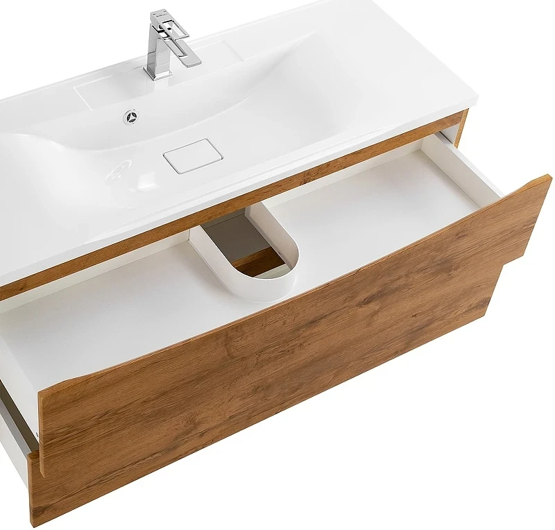 Тумба под раковину BelBagno Marino 110 MARINO-1100-2C-SO-RN-P подвесная Rovere Nature МДФ / ЛДСП
