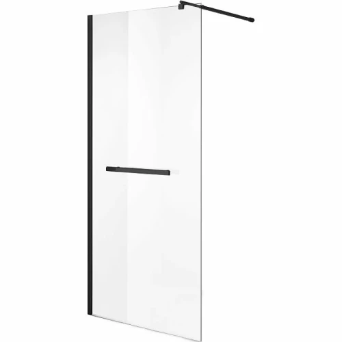 Душевая перегородка Niagara Nova 120 NG-681-12BLACK профиль Черный стекло прозрачное