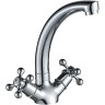 Смеситель для кухни WesnaArt Rassvet RAS02-120 Хром латунь