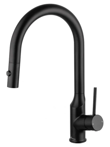 Смеситель для кухни Wonzon & Woghand WW-A21252-MB цвет Черный матовый