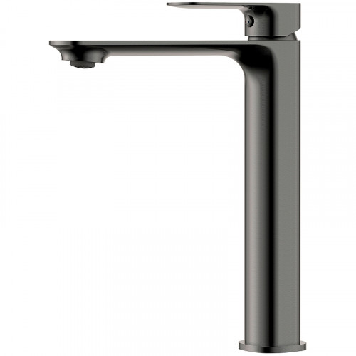 Смеситель для раковины AQUAme Monza AQM6314GM Оружейный металл латунь