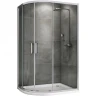 Душевой уголок Abber Schwarzer Diamant 100x80 AG01180 профиль Хром стекло прозрачное