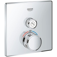 Смеситель для душа Grohe Grohtherm SmartControl 29123000 с термостатом Хром латунь встраиваемый