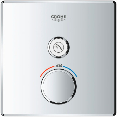 Смеситель для душа Grohe Grohtherm SmartControl 29123000 с термостатом Хром латунь встраиваемый