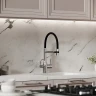 Смеситель для кухни Sancos Garda SC4009CH Хром Черный латунь