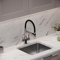 Смеситель для кухни Sancos Garda SC4009CH Хром Черный латунь