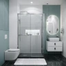 Душевой уголок Grossman Style 100x100 L 120.K33.05.1010.10.02 профиль Хром стекло шиншилла