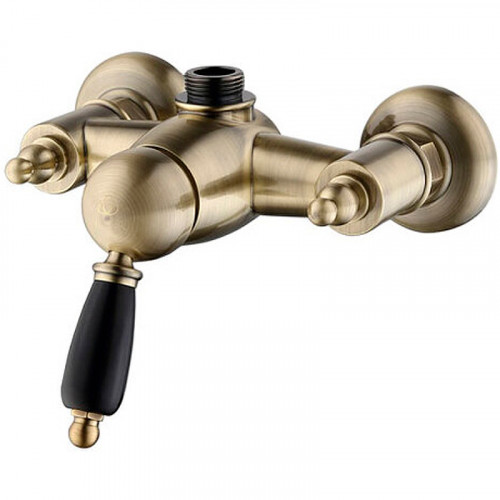 Смеситель для душа Caprigo Adria-Uno Black Edition 02B-517-vot Бронза латунь на стену