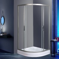 Душевой уголок WeltWasser WW500 С 80х80 10000004085 профиль Хром матовый стекло прозрачное