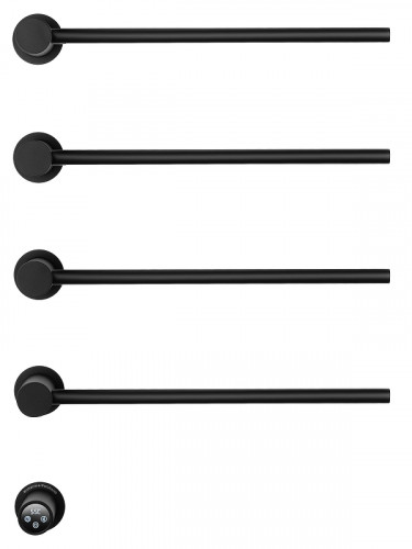 Электрический полотенцесушитель Wonzon & Woghand Hamburg 46,8х66,5 R WW-AL314-MB цвет Черный матовый