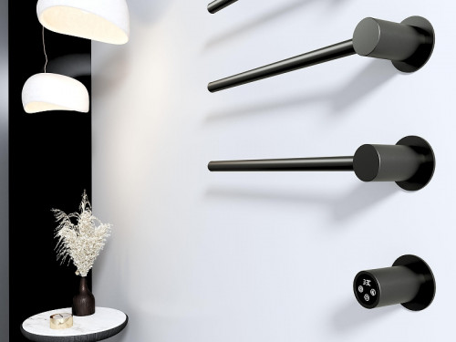 Электрический полотенцесушитель Wonzon & Woghand Hamburg 46,8х66,5 R WW-AL314-MB цвет Черный матовый