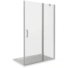 Душевая дверь Good Door Mokka WTW-140-C-WE 140 профиль Алюминий белый стекло прозрачное
