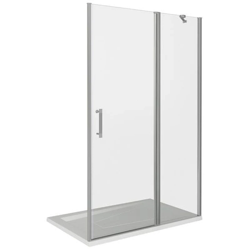 Душевая дверь Good Door Mokka WTW-140-C-WE 140 профиль Алюминий белый стекло прозрачное