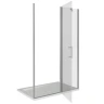 Душевая дверь Good Door Mokka WTW-140-C-WE 140 профиль Алюминий белый стекло прозрачное