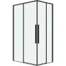 Душевой уголок Grossman Galaxy 90х80 300.K33.01.9080.21.00 профиль Черный матовый стекло прозрачное