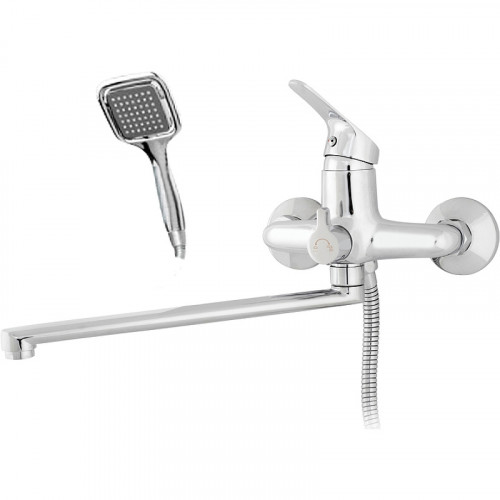 Смеситель для ванны Melodia della vita Moderno MDV35141 универсальный Хром латунь на стену