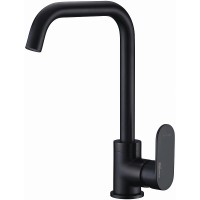 Смеситель для кухни WasserKRAFT Elbе 7407 Черный матовый латунь