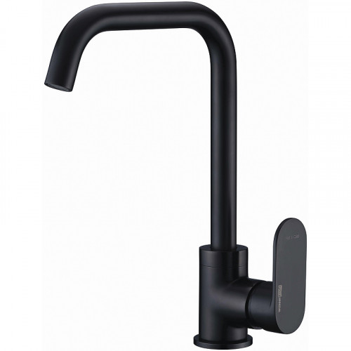 Смеситель для кухни WasserKRAFT Elbе 7407 Черный матовый латунь