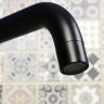 Смеситель для кухни WasserKRAFT Elbе 7407 Черный матовый латунь