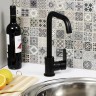 Смеситель для кухни WasserKRAFT Elbе 7407 Черный матовый латунь