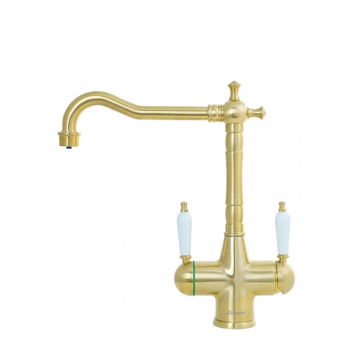Смеситель для кухни Seaman Visconti SSL-7517-LG цвет Светлое золото сатин
