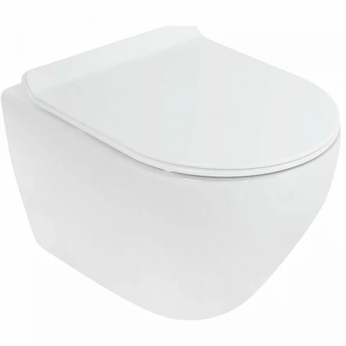 Унитаз Cezares Stylus CZR-513-TH-R/CZR-2011-SC подвесной с сиденьем Микролифт фаянс подвесной