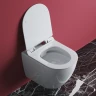 Унитаз Cezares Stylus CZR-513-TH-R/CZR-2011-SC подвесной с сиденьем Микролифт фаянс подвесной