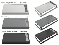 Душевой поддон из искусственного камня Creto Scala 160x80 3-0045 Белый