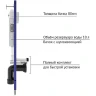 Комплект унитаза Berges Gamma 081105 с инсталляцией Berges Novum D5 040235 с сиденьем Микролифт и Черной матовой клавишей смыва